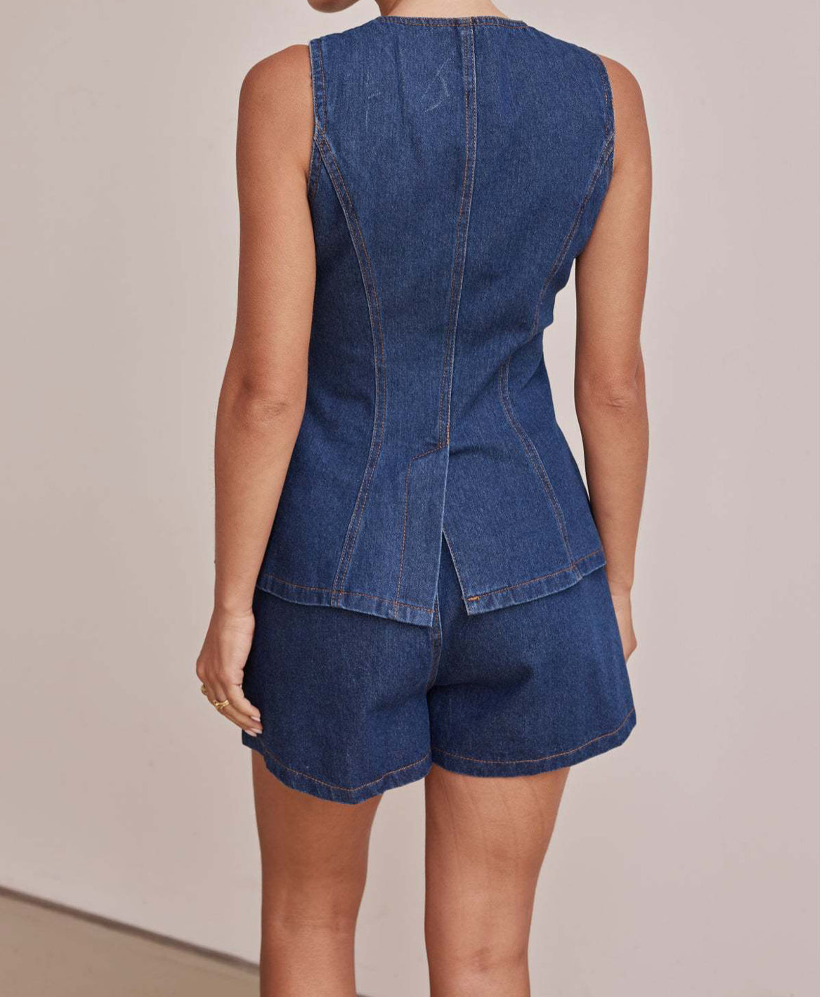 Amara Shorts Denim Set