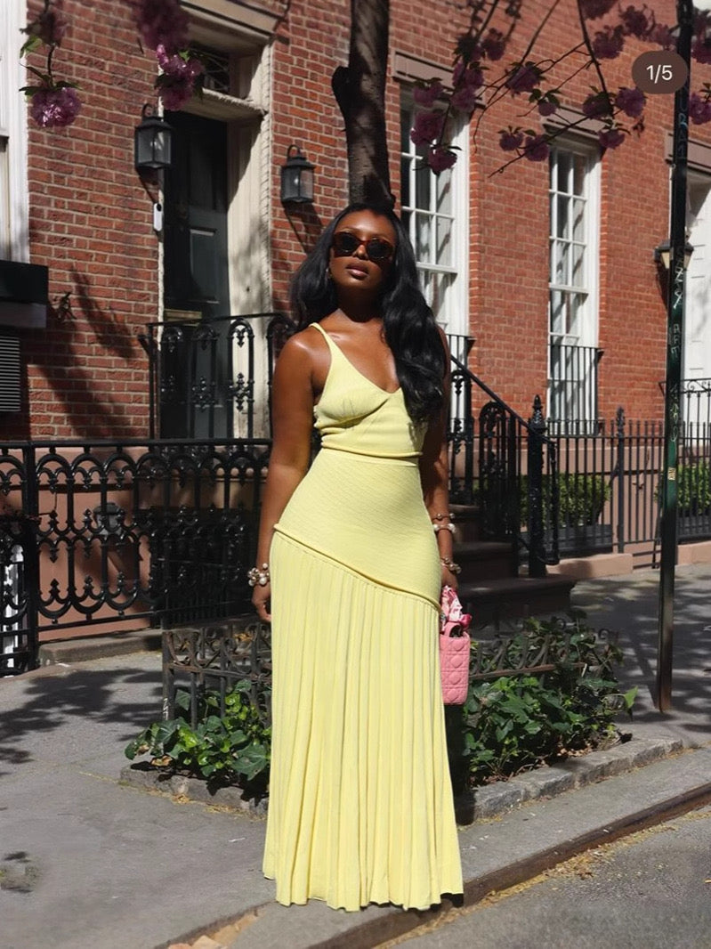 Celeste Camisole Vest and Maxi skirt set